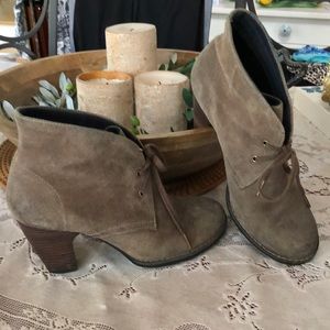 Suede Water Row Booties